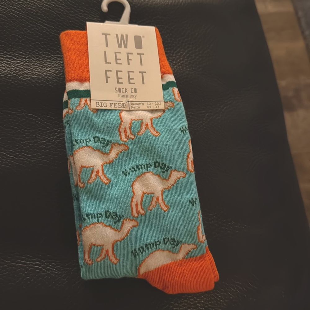 These are very cool humps socks from two left feet for men